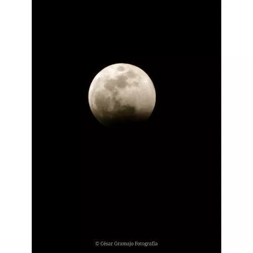 Fotos eclipse lunar total en Guatemala 13 y 14 marzo 2025 César Gramajo