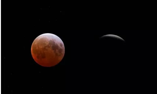 Fotos eclipse lunar total en Guatemala 13 y 14 marzo 2025 Edward Hernández