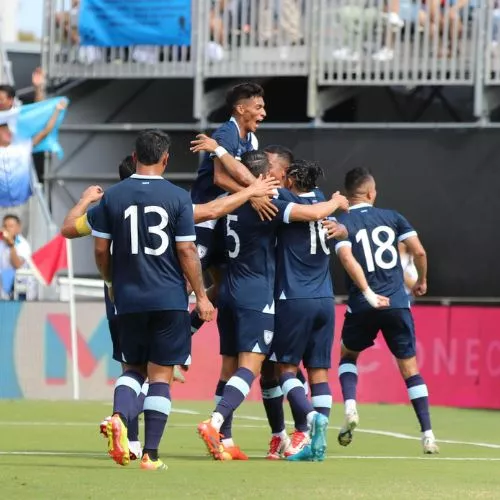 Partido amistoso entre la Selección Nacional de Guatemala y Honduras