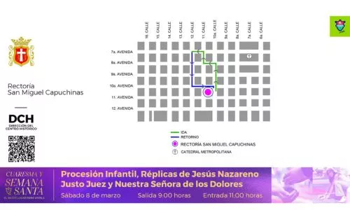 Primeras procesiones de Cuaresma en Guatemala 2025 Rectoría Sasn Miguel Capuchinas