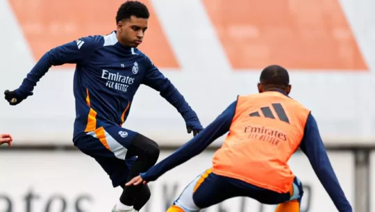 Entrenamiento Real Madrid