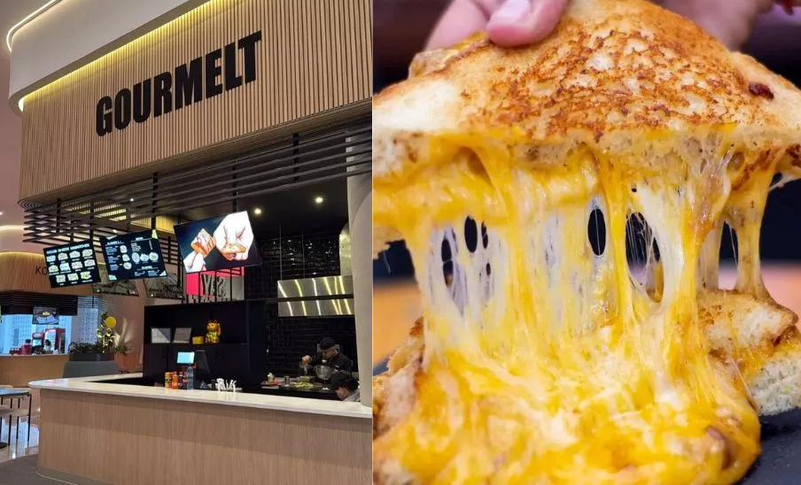 Restaurante GourMelt, especializado en sándwich tostado con mucho queso en Guatemala