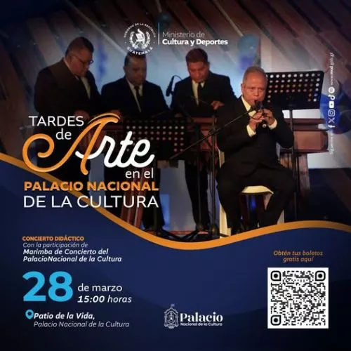 Tardes de Arte 2025 en Palacio Nacional de la Cultura Guate