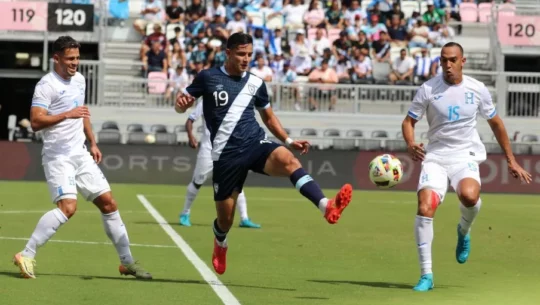 partido amistoso de la Selección Nacional de Guatemala