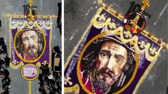 Alfombra de la Abuelita del Colectivo Chucho Callejero cumplió 10 años