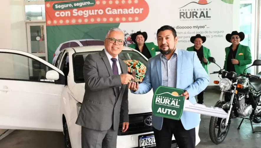 Aseguradora Rural, miembro del Grupo Financiero Banrural, realiza la entrega de los premios del Sorteo Seguro Ganador
