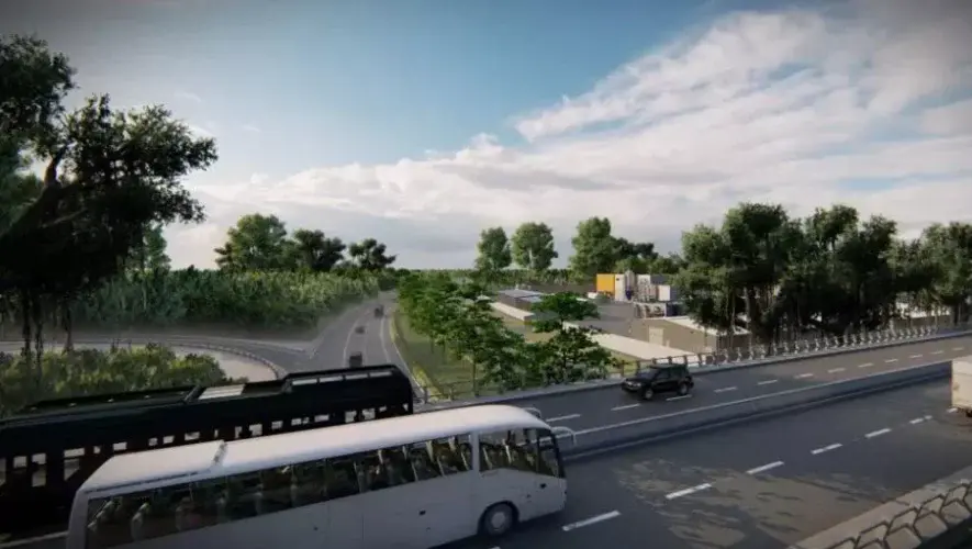 Autopista Escuintla-Puerto Quetzal en Semana Santa 2025