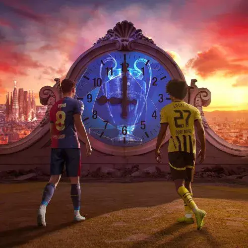 Arte previo juego Barcelona vs Dortmund