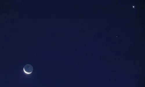 Conjunción de planetas y la Luna en mayo 2025 Guatemala