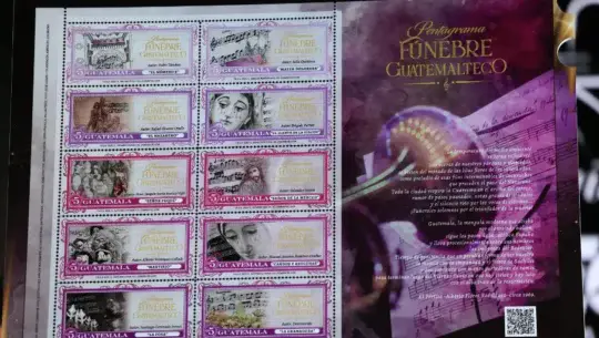 Correos de Guatemala presentó sellos postales dedicados a la Semana Santa