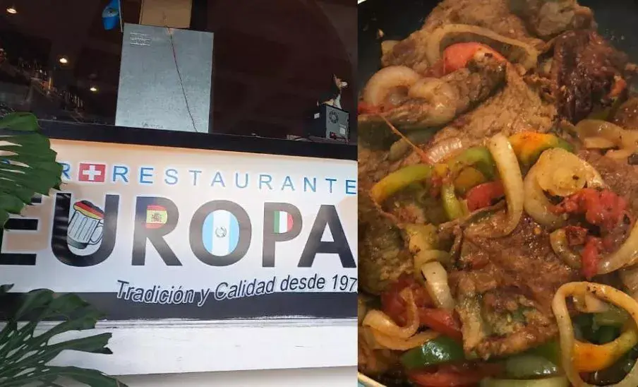 Europa GT, bar y restaurante en el Centro Histórico de Guatemala
