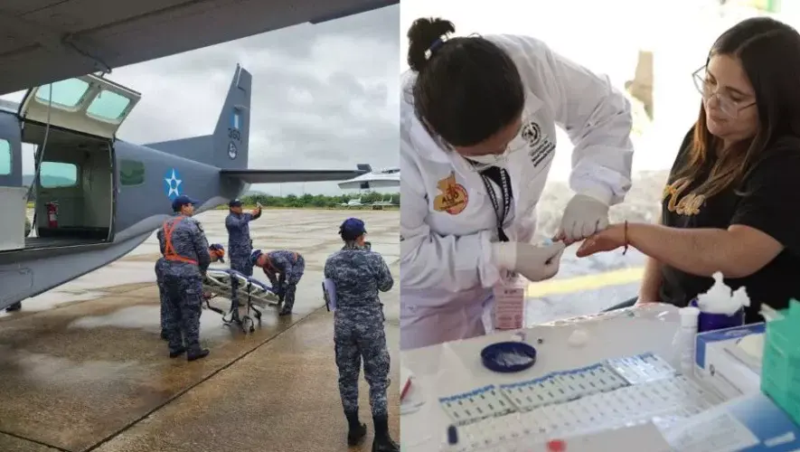 Exposici&oacute;n de aeronaves y feria de salud 2025 en Guatemala