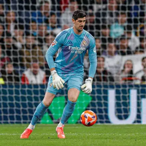Thibaut Courtois durante un partido