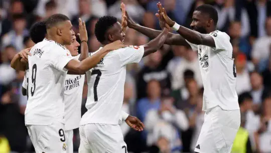 Celebración del Real Madrid
