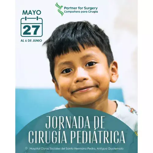Jornada de cirugías gratuitas para niñas y niños Guatemala 2025 Asociación Compañero para Cirugía