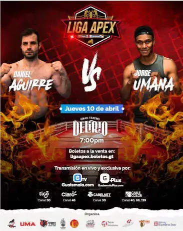 Campeonato Nacional de Boxeo Profesional Liga APEX 2025 en Guatemala