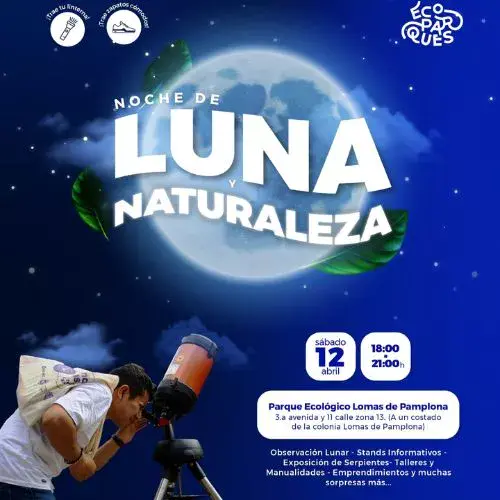 La Noche de luna y naturaleza 2025 en Parque Pamplona