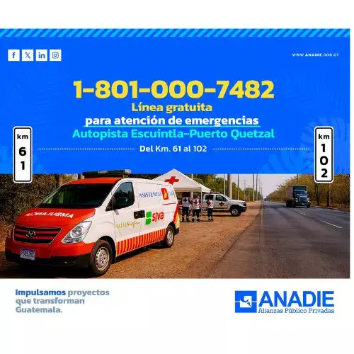 La autopista Escuintla-Puerto Quetzal en Semana Santa 2025