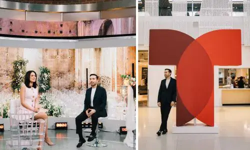 Planificador de bodas de Guatemala Estuardo Reyna destacado en Hoy Día de Telemundo