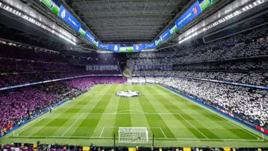 Estadio Santiago Bernabéu en Champions