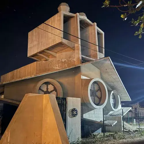 casa de star wars en el paredón