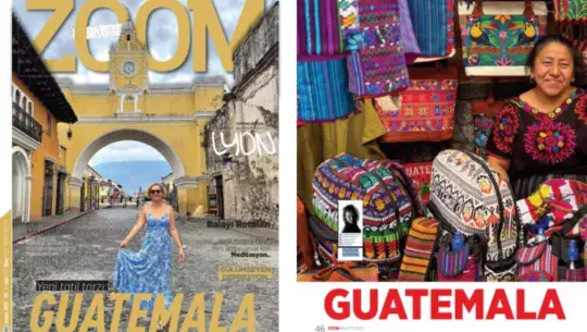 Antigua Guatemala destacó en la portada de una revista en Turquía