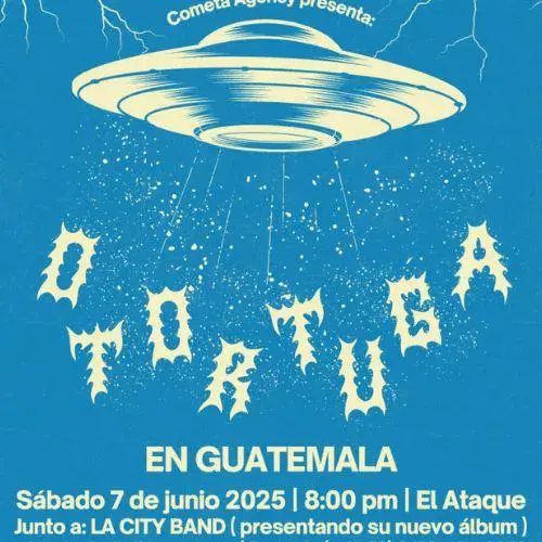 Concierto de O Tortuga en Guatemala 2025