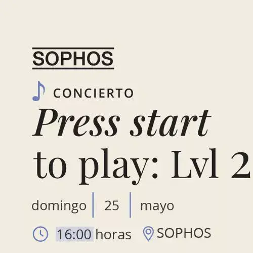 El Concierto temático en Sophos 2025
