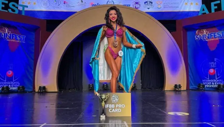 Fisicoculturistas guatemaltecos destacaron en el Sunfest Multi Sport & Art Festival 2025
