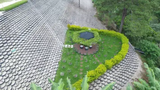 Lugares turísticos realizados con material reciclado en Guatemala