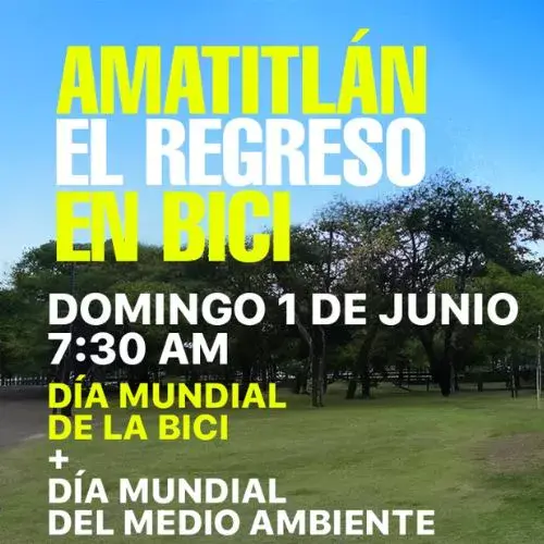 Paseo en bicicleta en Amatitlán con BiciRuta 502