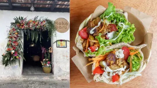 Toko Baru, un restaurante de comida del Medio Oriente, India e Indonesia