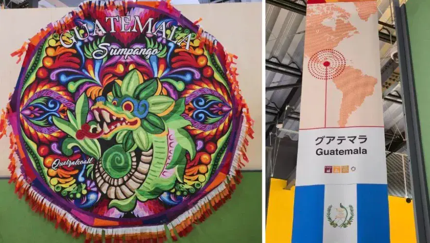 Barrilete gigante de Sumpango se exhibe en Japón