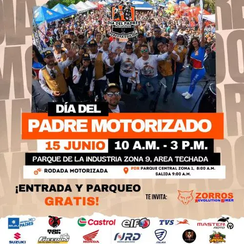Celebración Día del Padre Motorizado en Guatemala 2025
