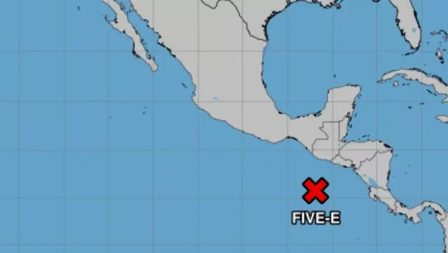El Potencial ciclón tropical Cinco-E y Guatemala