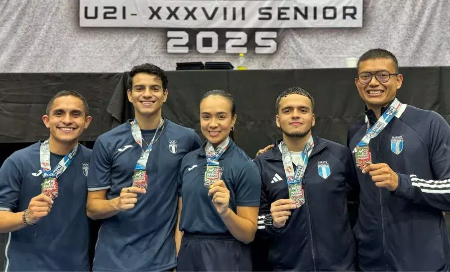 Guatemala conquistó cinco medallas en el Campeonato Panamericano de Karate 2025