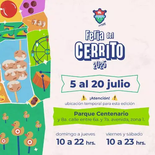 La Feria del Cerrito del Carmen 2025 en Guatemala