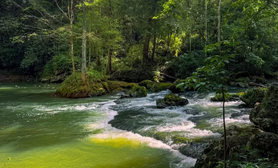 Río Chiyú, un paraíso natural en Alta Verapaz