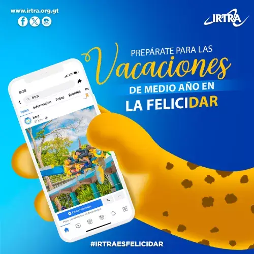 vacaciones de medio año en los parques del Irtra 2025