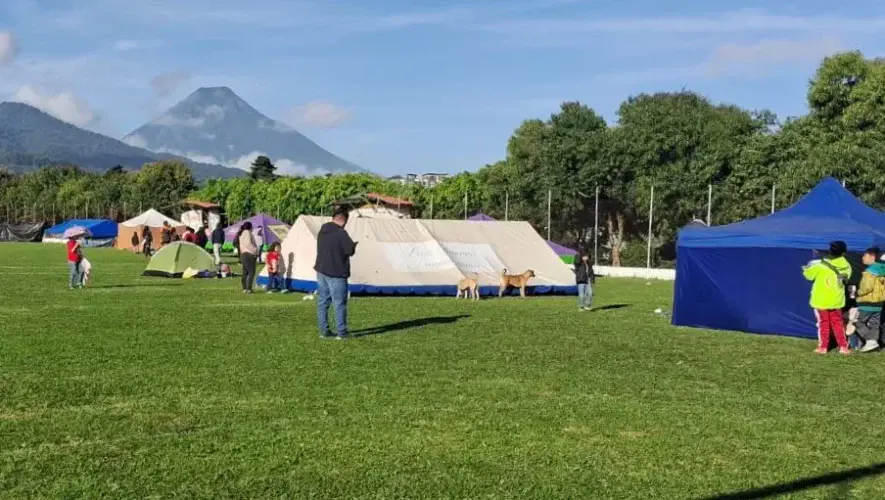 Albergues habilitados por sismos registrados en Guatemala 2025