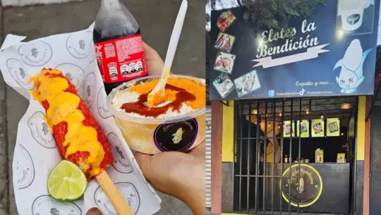 venta de elotes preparados en la Ciudad de Guatemala