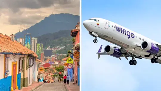 vuelo directo de Guatemala a Bogotá