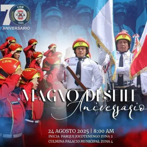 El Desfile de Bomberos Municipales en Guatemala 2025