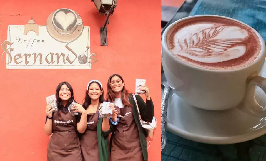 Fernando's Kaffee, especializado en café y chocolate local en Antigua Guatemala