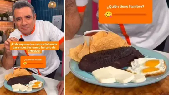 Guatemalteco Héctor Sandarti preparó un desayuno chapín en Hoy Día de Telemundo