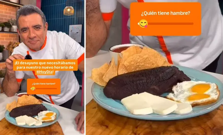 Guatemalteco Héctor Sandarti preparó un desayuno chapín en Hoy Día de Telemundo
