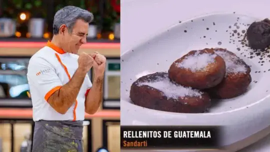 Héctor Sandarti en Top Chef VIP 2025 destacó con 2 platillos guatemaltecos
