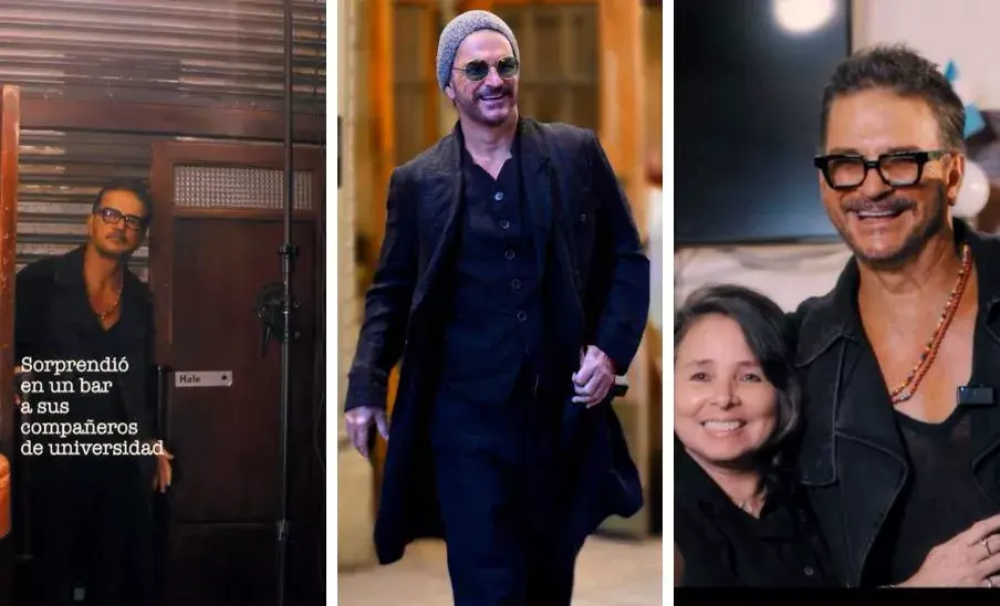 Ricardo Arjona compartió el video de su reencuentro con compañeros de la universidad en El Portalito