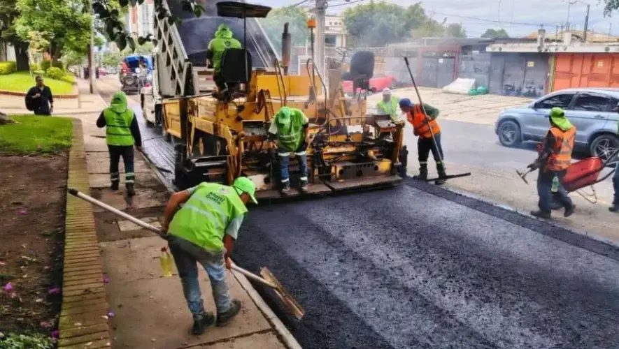 Trabajos de mantenimiento en la Colonia Bethania en Zona 7