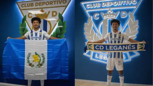 Yovany Pedroza fichó por el Leganés para la temporada 25-26 con bandera de Guatemala